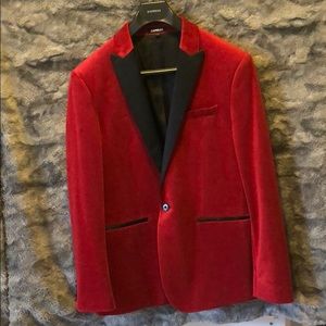 Men’s Velvet Blazer Express